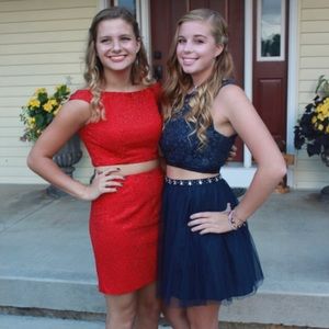 Red homecoming dress